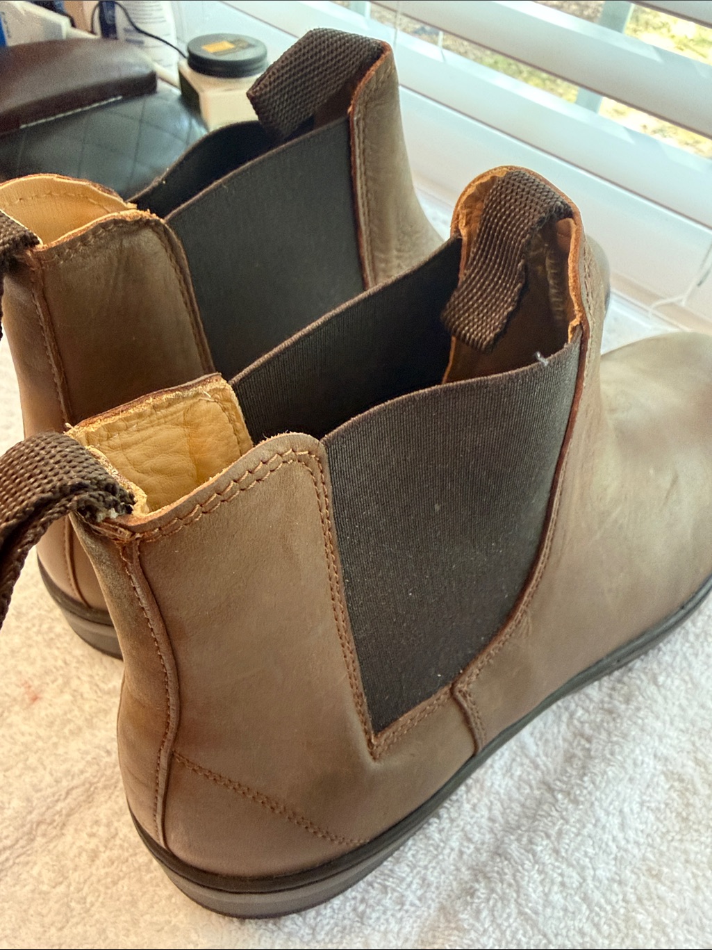 Men's Jack Erwin Brown Chelsea Boots - Sleek Slip-On Style — image 5 of 8